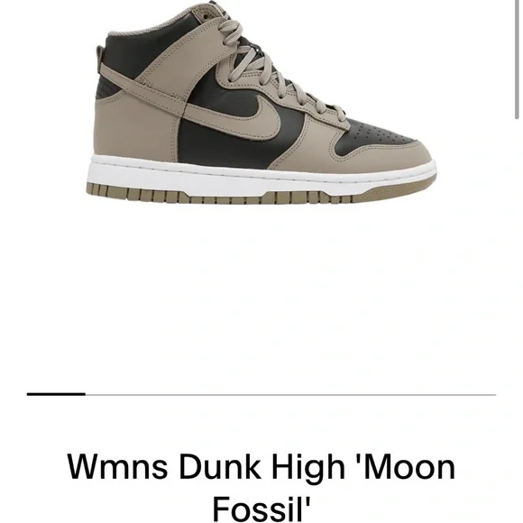 Women’s Dunk high Moon fossil! Size 9.5 W & 8 M. EUC - Picture 11 of 11
